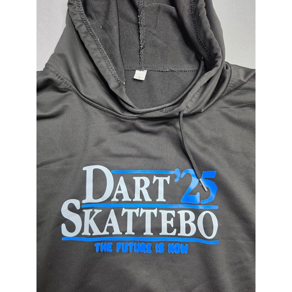 Dart Skattebo '25 Hoodie Men's Small Black Graphic Long Sleeve Kangaroo Pocket - Picture 2 of 7